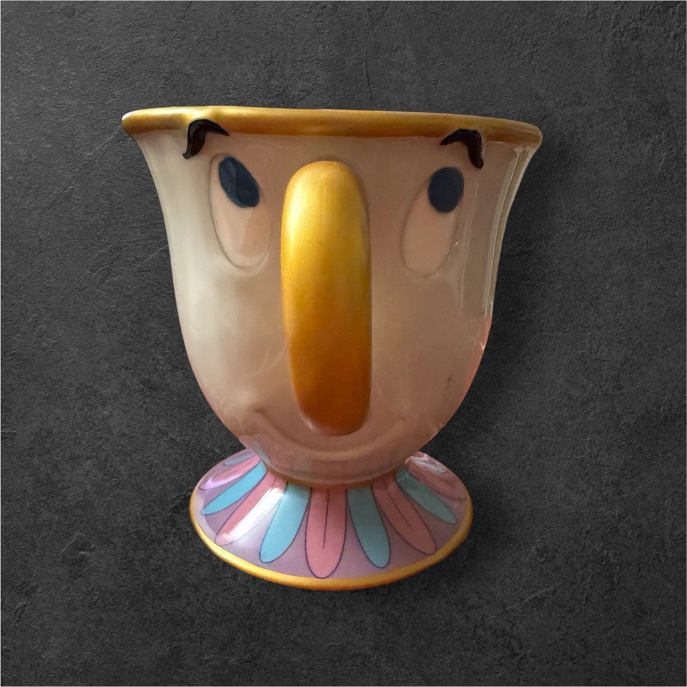 Authentic Disney Parks Exclusive Beauty & The Beast Chip Mug Cup Tea Coffee